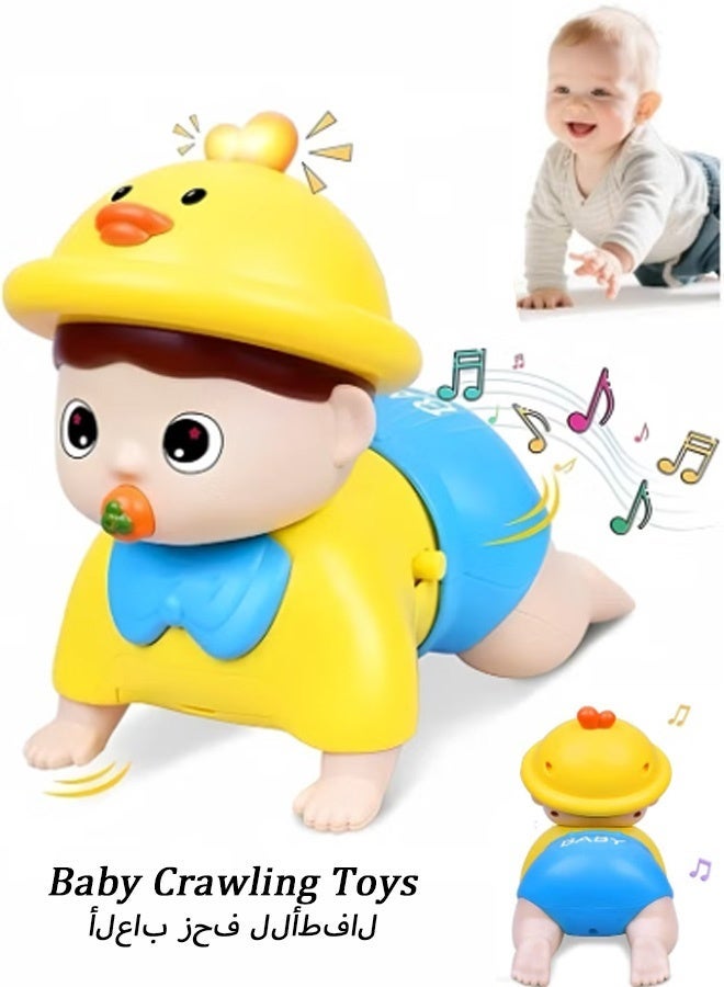 Unewshi Crawling Baby Toys 6 to 12 Months,Baby Crawling Toys,Toddler Musical Toys,Early Learning Educational Toy with Light & Sound,Musical Crawl Toys for Infant Toddler Boys Girls - Image 1